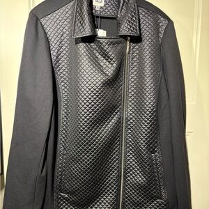 Anne Klein Black Quilted Jacket